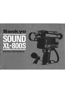 Sankyo XL 800 S manual. Camera Instructions.